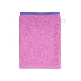 Wörner Südfrottier Uni hellflieder Waschhandschuh Größe 15x21 cm