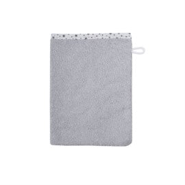 Wörner Südfrottier Uni hellgrau Waschhandschuh Größe 15x21 cm