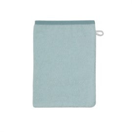 Wörner Südfrottier Uni mint Waschhandschuh Größe 15x21 cm