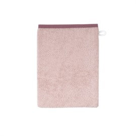 Wörner Südfrottier Uni peachrosa Waschhandschuh Größe 15x21 cm